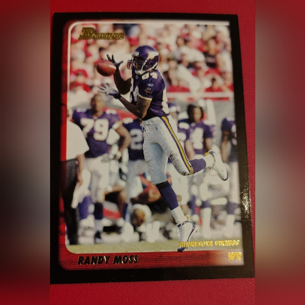 Randy Moss 2003 Bowman #60 Minnesota Vikings Football Card